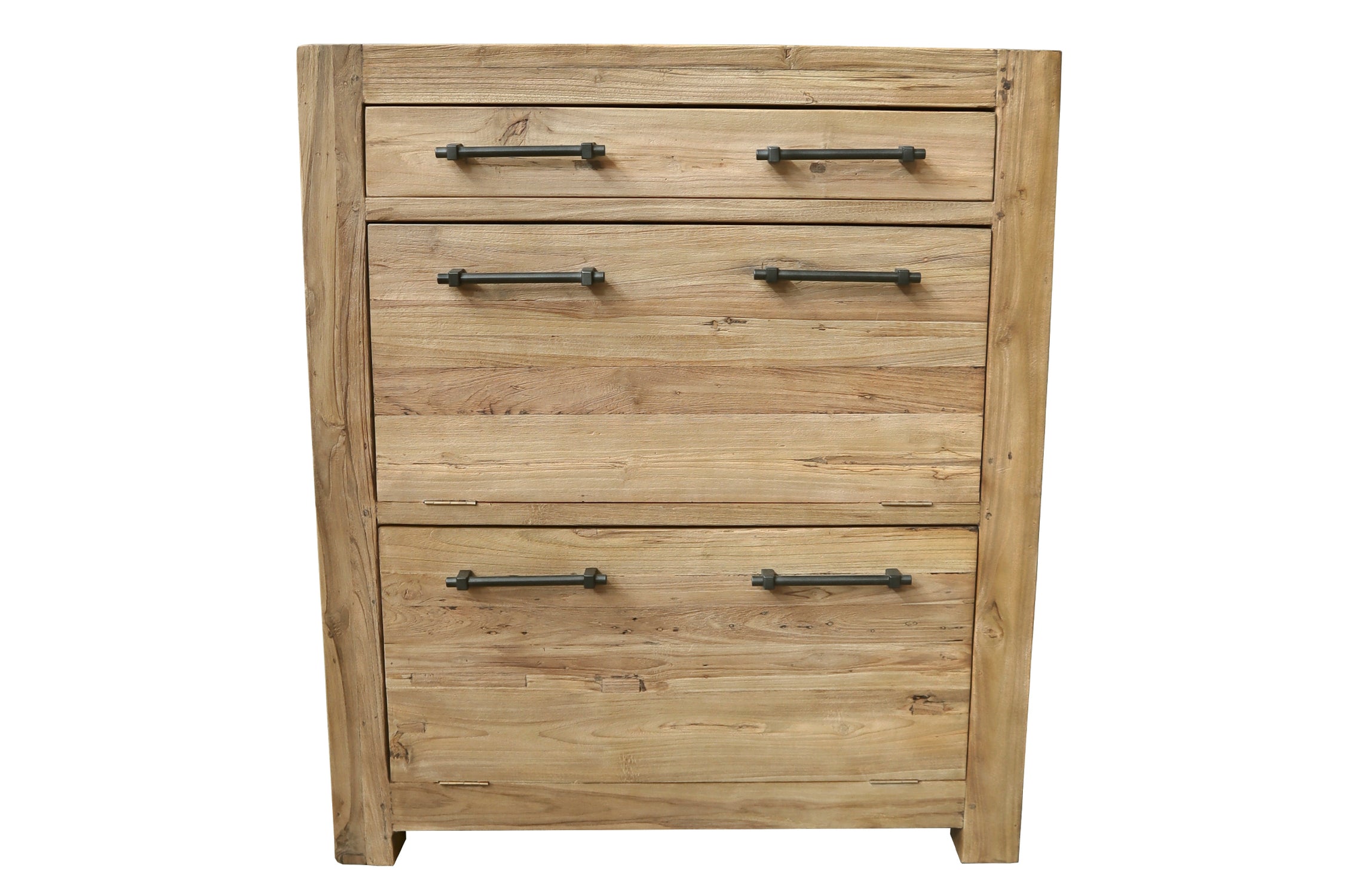 recycled TPFLiving shoe teak cabinet natural – Traumpreisfabrik