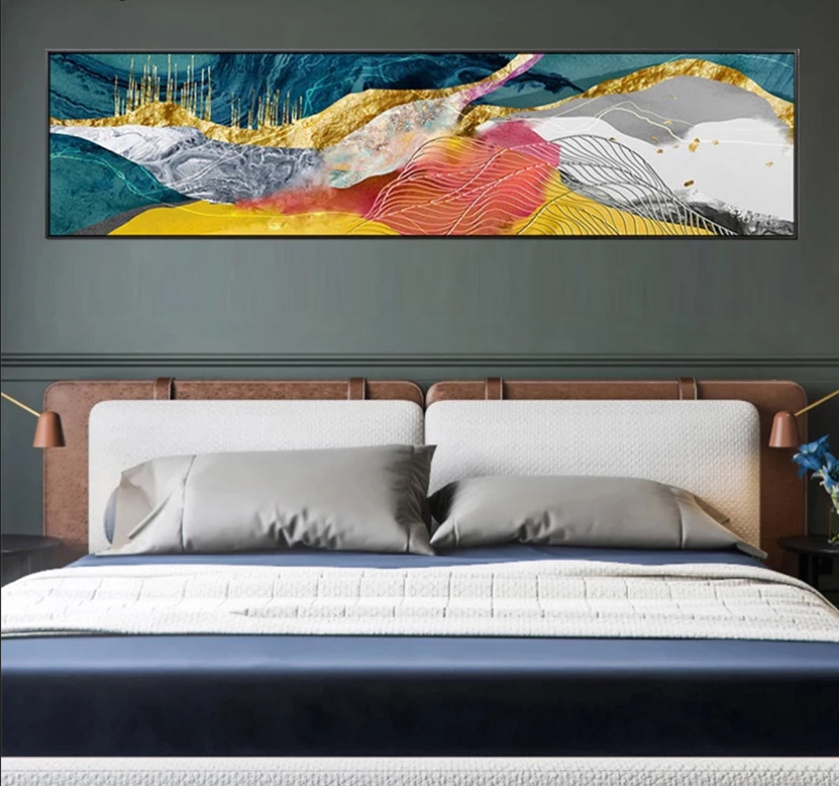 poster / widescreen luxury abstract canvas TPFLiving format giant – XXL Traumpreisfabrik