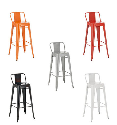 TPFLiving bar stool Massimo metal