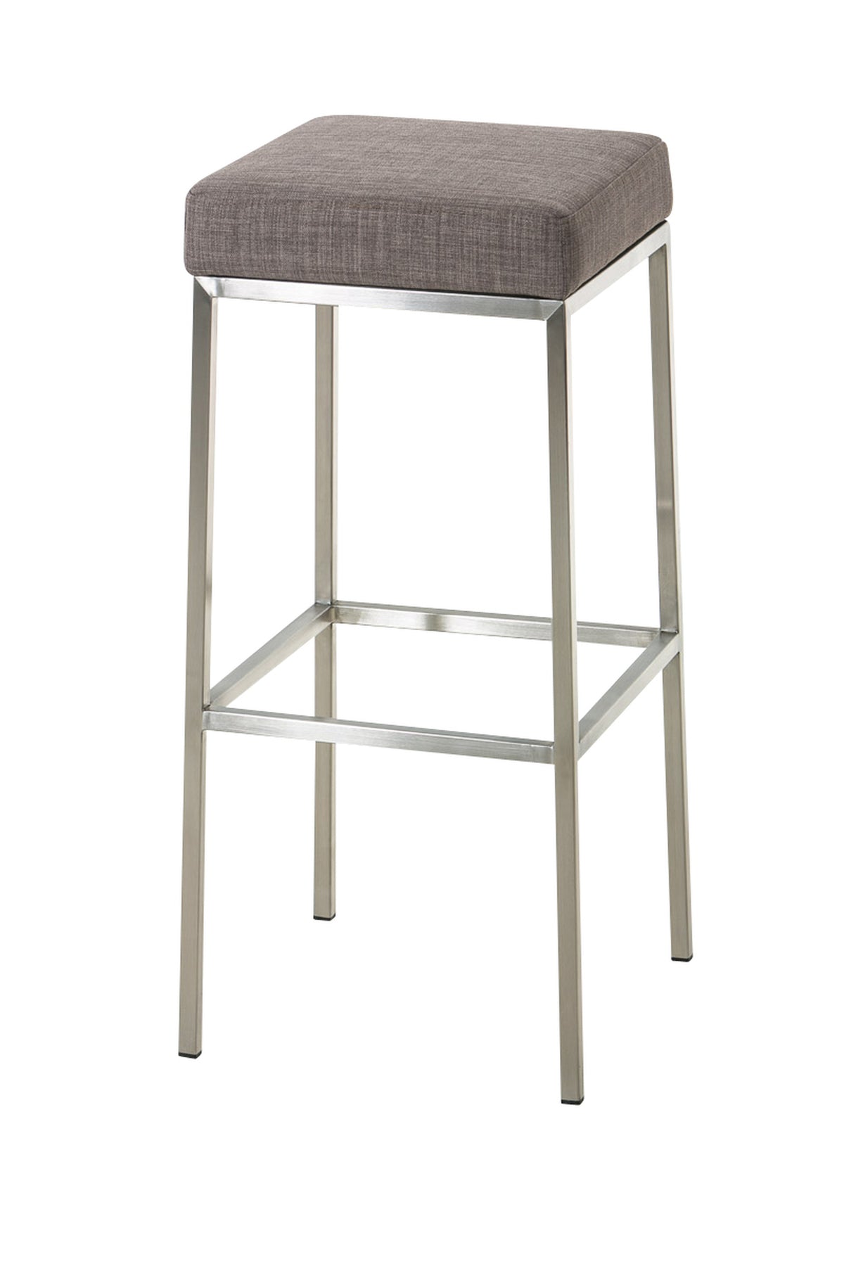 TPFLiving bar stool Montana E5 frame stainless steel fabric