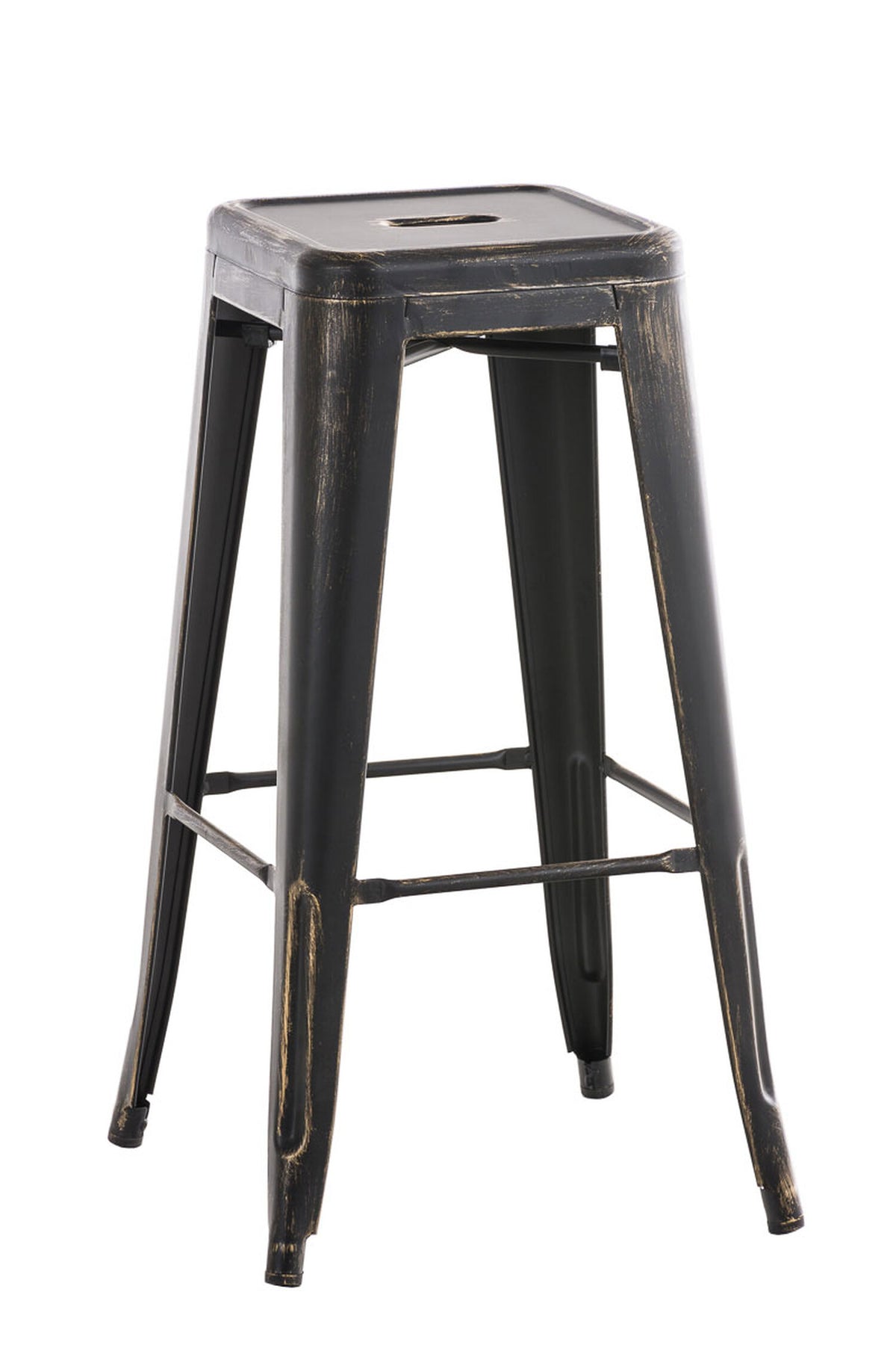 TPFLiving bar stool Joy antique metal