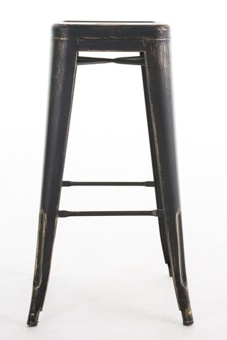 TPFLiving bar stool Joy antique metal