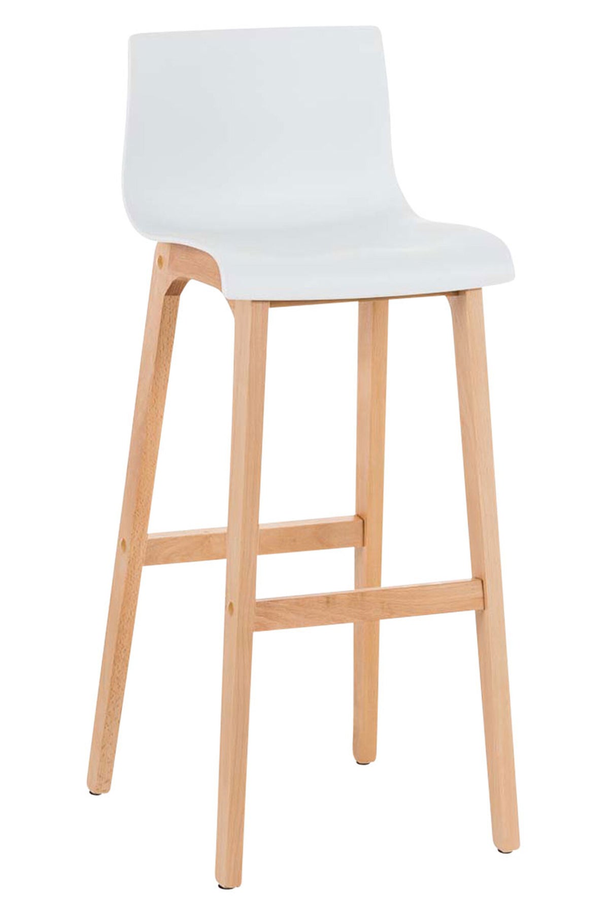 TPFLiving bar stool Hope 4-foot frame Natura plastic