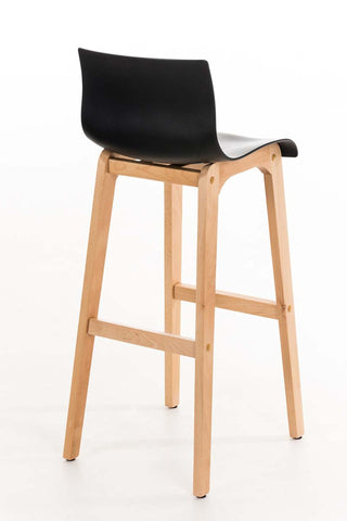 TPFLiving bar stool Hope 4-foot frame Natura plastic