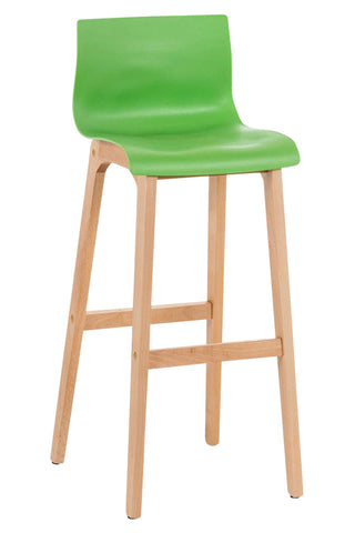 TPFLiving bar stool Hope 4-foot frame Natura plastic