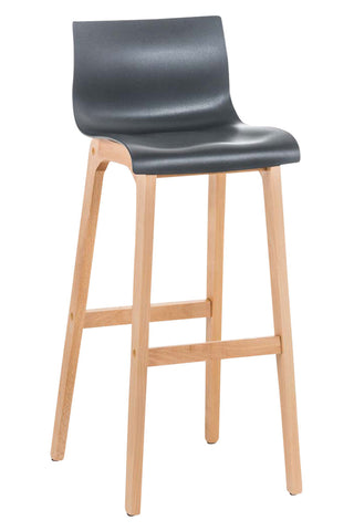 TPFLiving bar stool Hope 4-foot frame Natura plastic