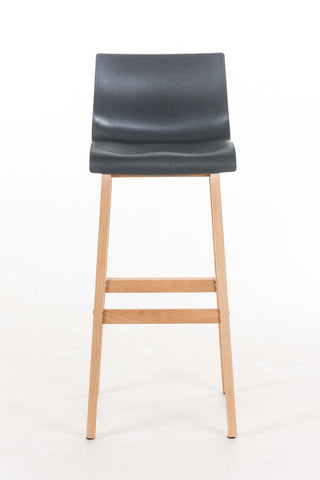 TPFLiving bar stool Hope 4-foot frame Natura plastic