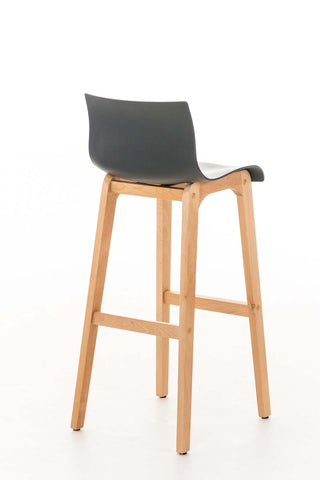 TPFLiving bar stool Hope 4-foot frame Natura plastic