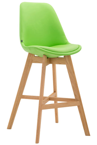 TPFLiving bar stool Canada frame Natura faux leather