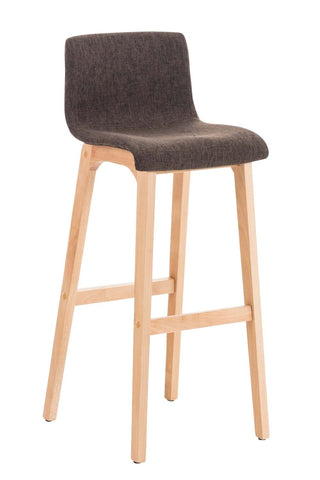 TPFLiving bar stool Hope 4-foot frame Natura fabric