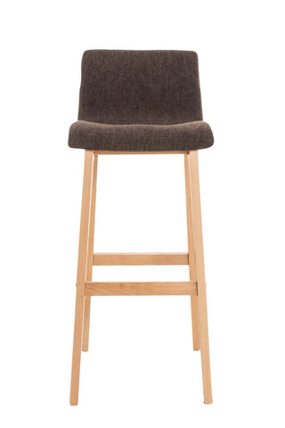 TPFLiving bar stool Hope 4-foot frame Natura fabric