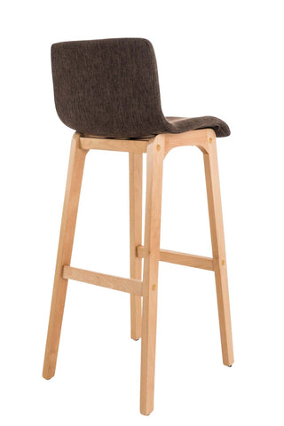 TPFLiving bar stool Hope 4-foot frame Natura fabric