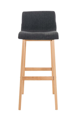 TPFLiving bar stool Hope 4-foot frame Natura fabric