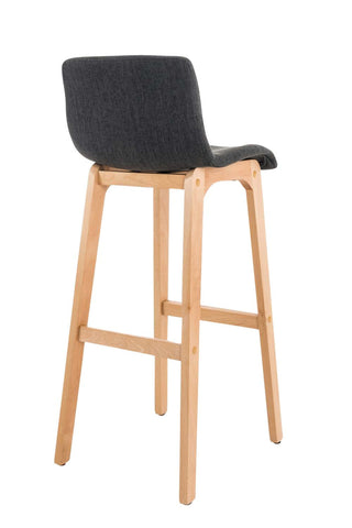 TPFLiving bar stool Hope 4-foot frame Natura fabric