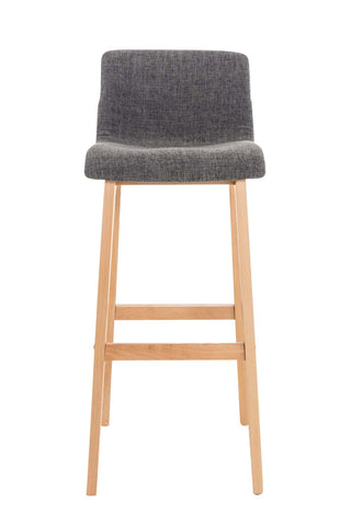 TPFLiving bar stool Hope 4-foot frame Natura fabric