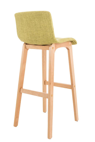 TPFLiving bar stool Hope 4-foot frame Natura fabric