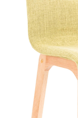 TPFLiving bar stool Hope 4-foot frame Natura fabric