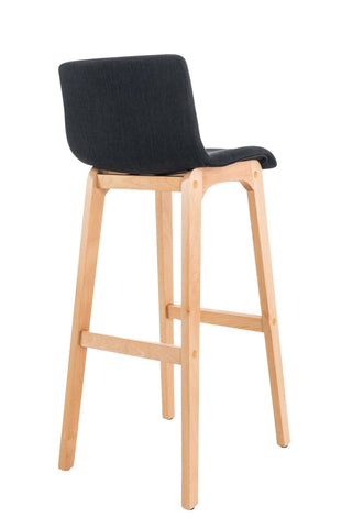 TPFLiving bar stool Hope 4-foot frame Natura fabric