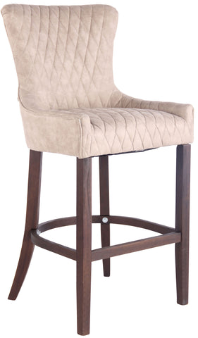 TPFLiving bar stool Hanover vintage frame antique faux leather