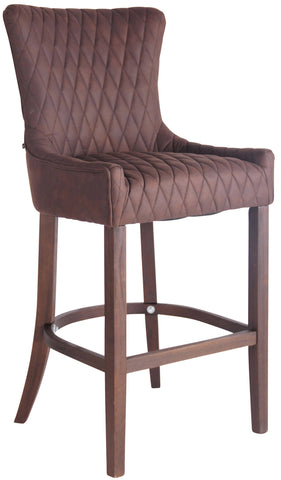 TPFLiving bar stool Hanover vintage frame antique faux leather