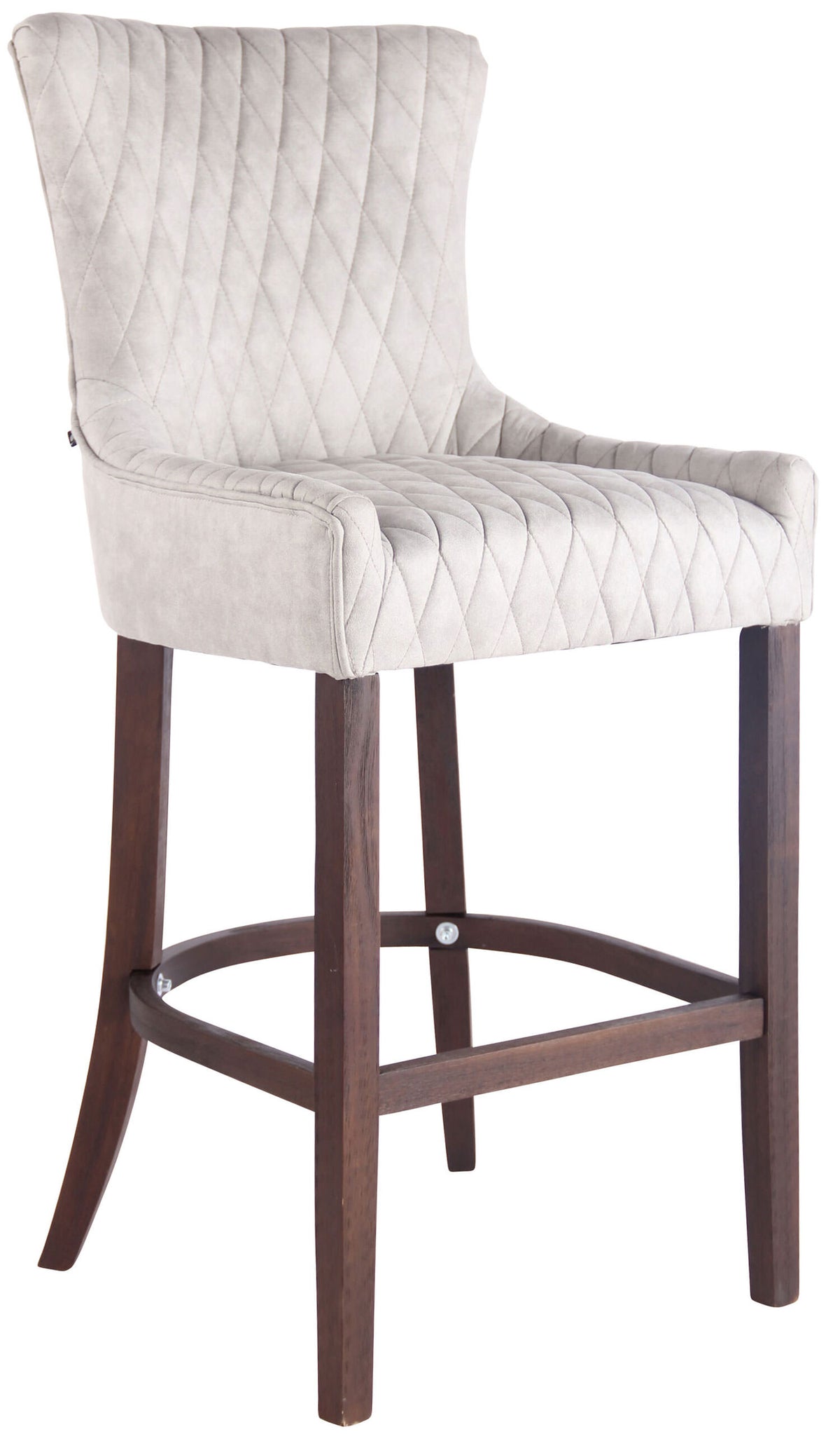 TPFLiving bar stool Hanover vintage frame antique faux leather