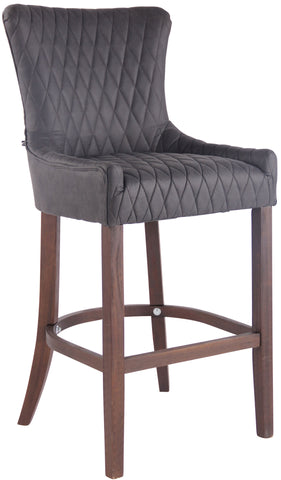 TPFLiving bar stool Hanover vintage frame antique faux leather