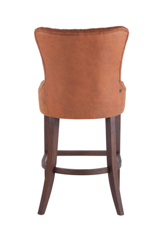 TPFLiving bar stool Hanover vintage frame antique faux leather