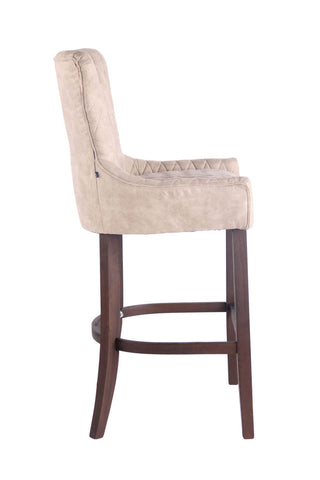 TPFLiving bar stool Hanover vintage frame antique faux leather