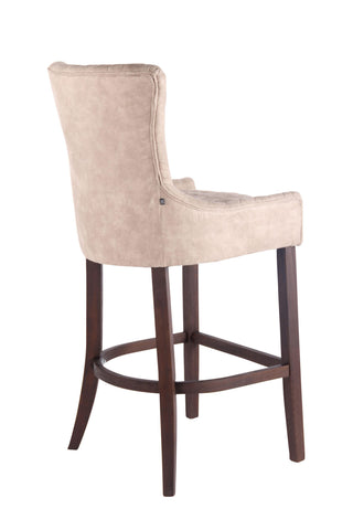 TPFLiving bar stool Hanover vintage frame antique faux leather