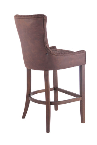 TPFLiving bar stool Hanover vintage frame antique faux leather