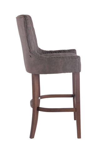 TPFLiving bar stool Hanover vintage frame antique faux leather