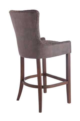 TPFLiving bar stool Hanover vintage frame antique faux leather