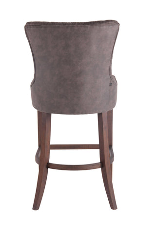 TPFLiving bar stool Hanover vintage frame antique faux leather