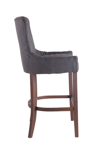 TPFLiving bar stool Hanover vintage frame antique faux leather