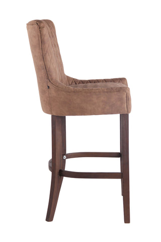 TPFLiving bar stool Hanover vintage frame antique faux leather