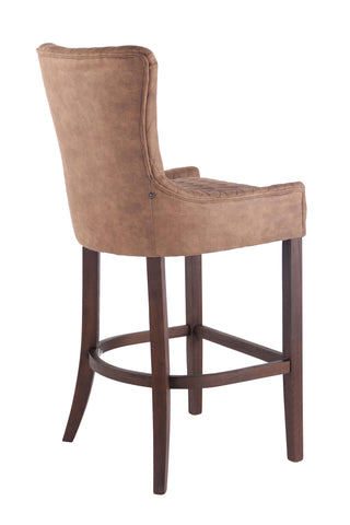 TPFLiving bar stool Hanover vintage frame antique faux leather