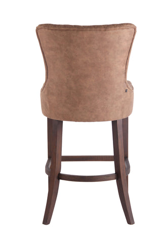 TPFLiving bar stool Hanover vintage frame antique faux leather