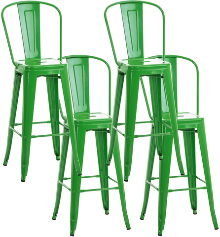 TPFLiving set of 4 bar stools Adnan