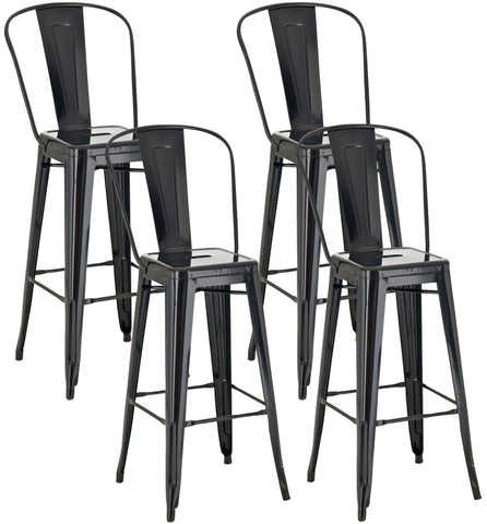 TPFLiving set of 4 bar stools Adnan