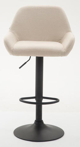 TPFLiving bar stool Bragnum frame black fabric