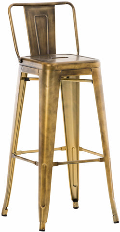 TPFLiving bar stool Massimo metal