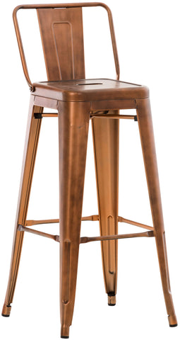 TPFLiving bar stool Massimo metal