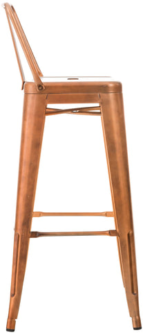 TPFLiving bar stool Massimo metal