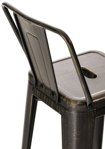 TPFLiving bar stool Massimo metal