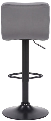 TPFLiving bar stool Fani frame black velvet