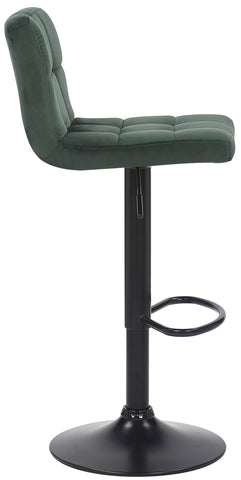 TPFLiving bar stool Fani frame black velvet