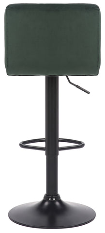 TPFLiving bar stool Fani frame black velvet