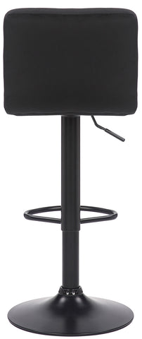 TPFLiving bar stool Fani frame black velvet