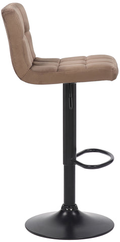 TPFLiving bar stool Fani frame black velvet