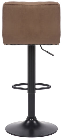 TPFLiving bar stool Fani frame black velvet